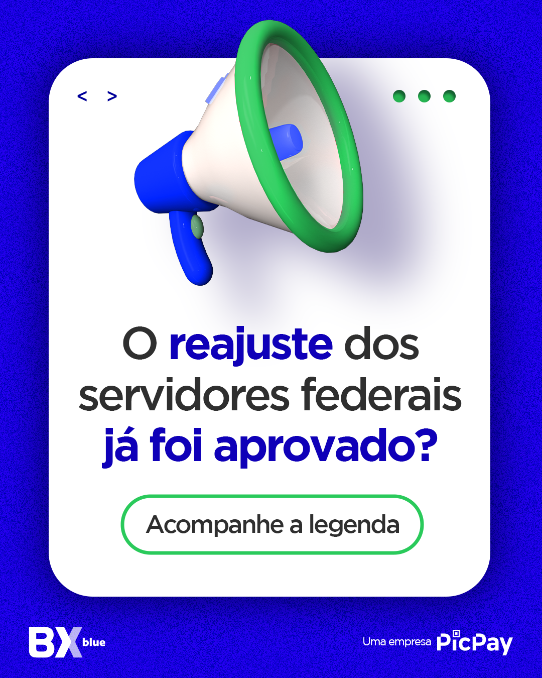 Post sobre reajuste dos servidores federais